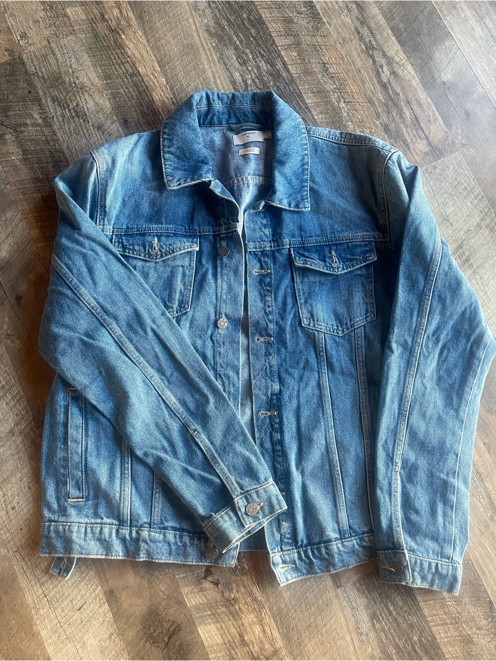 Topman Classic Blue Denim Jacket